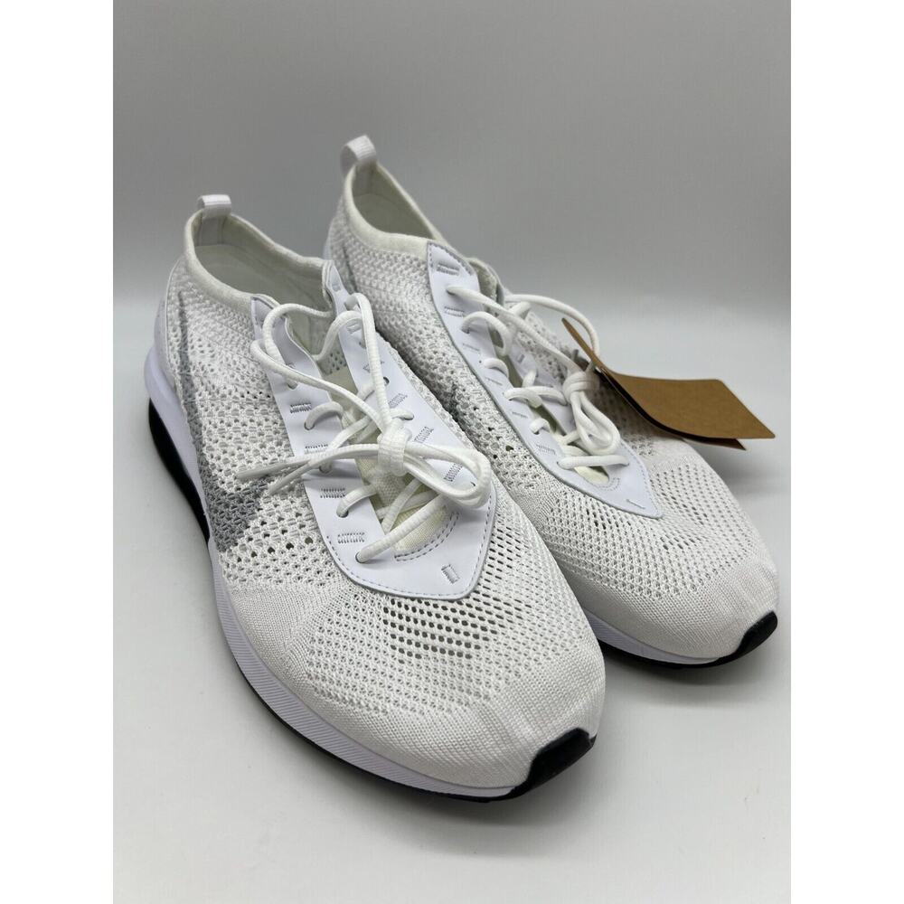 Nike Air Max Flyknit Racer NN Pure Platinum White FJ4002-100 Men's Size 10 - Picture 11 of 12